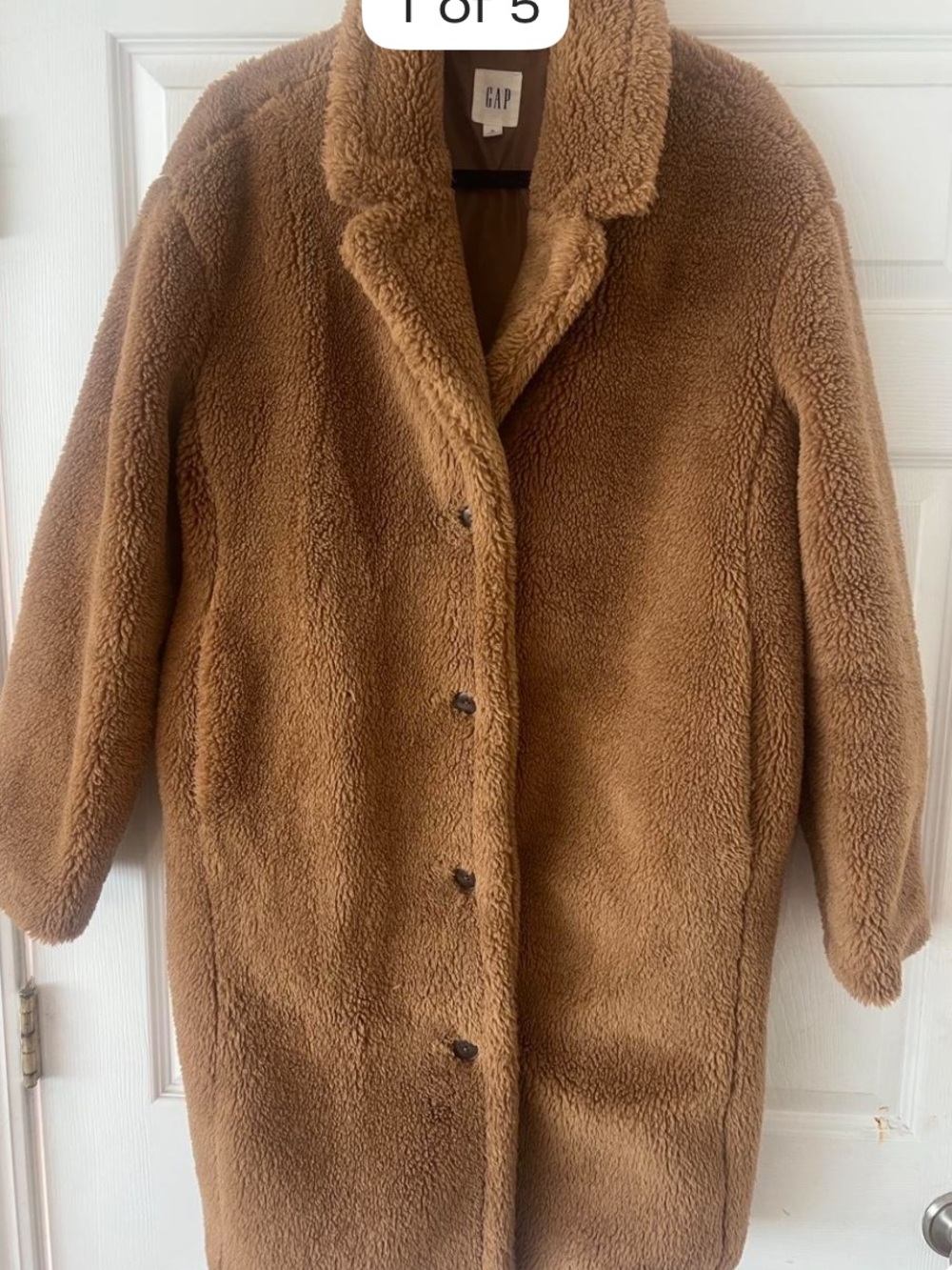 GAP Women’s Faux Shearling Teddy Coat - Brown
